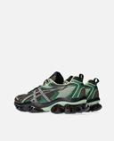 ASICS - Gel-Quantum Faux-Leather and Mesh Trainers - Mens - Black Green