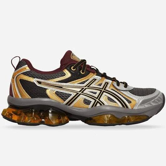 ASICS Gel-Quantum Kinetic - Sportstyle Sneakers - Carbon/Pure Gold 7.5
