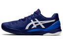 ASICS Gel-Resolution 8 (HC) Dive Blue/White Men's Tennis Shoe-15 US