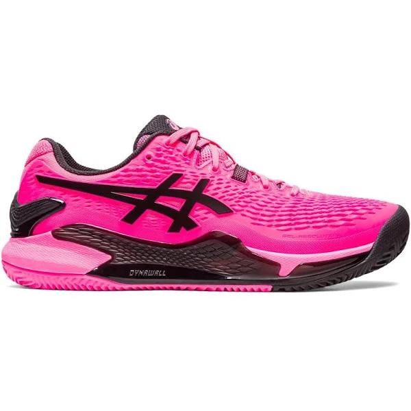 ASICS Gel Resolution 9 Clay Men Tennis Shoes - Hot Pink/Black 10.5