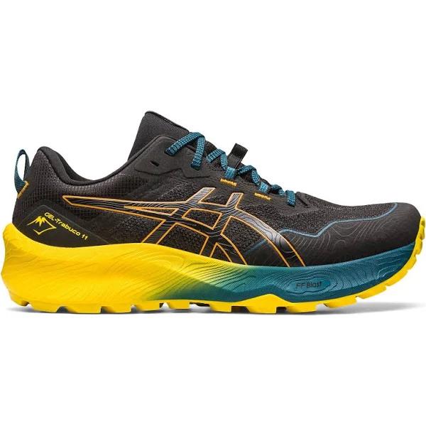 asics gel trabuco 11 black/yellow