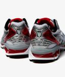 ASICS Grey and Red Kayano 14 Sneakers