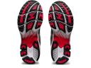 ASICS Grey and Red Kayano 14 Sneakers