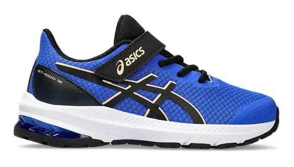 ASICS GT 1000 12ps Velcro - Illusion Blue Black 13 / Illusion Blue Black