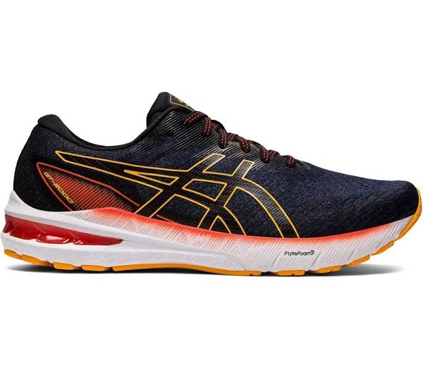 ASICS GT-2000 10 Running Shoes Navy Blue White Yellow - 40.5