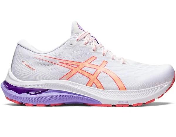 ASICS GT 2000 11 Womens Running Shoes White/Peach US 11