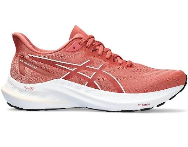 ASICS GT-2000 12 Running Shoes Red White Women - 44.5