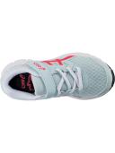 ASICS Jolt 3 PS Aqua/Pink Mesh Childrens Lace Up Sports Trainers Colou