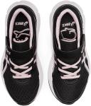 ASICS Jolt 3 PS Black/Barely Rose Mesh Childrens Sports Trainers Colou