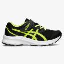ASICS Jolt 3 PS Black/Hazard Green Mesh Childrens Sports Trainers Colo