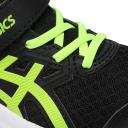 ASICS Jolt 3 PS Black/Hazard Green Mesh Childrens Sports Trainers Colo