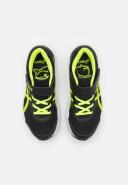 ASICS Jolt 3 PS Black/Hazard Green Mesh Childrens Sports Trainers Colo