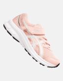 ASICS Kids Jolt 3 PS Trainers - Frosted Rose/White