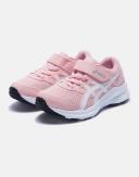 ASICS Kids Jolt 3 PS Trainers - Frosted Rose/White