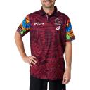 ASICS Men's Brisbane Broncos Indigenous Polo - Deep Mars 4XL