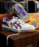 ASICS Men's EX89 - Sportstyle Sneakers - White/Illusion Blue 4.5