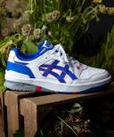 ASICS Men's EX89 - Sportstyle Sneakers - White/Illusion Blue 4.5