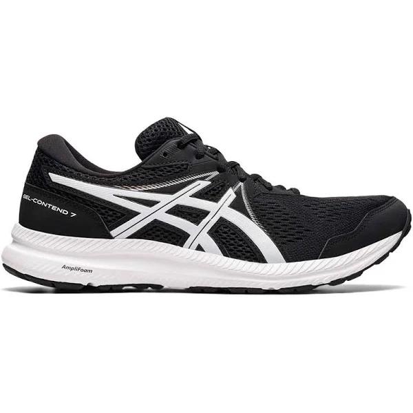 ASICS - Men's GEL-Contend 7 Running Shoe - Black/White - 12.5 US