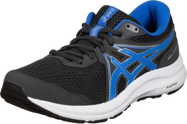 ASICS - Men's GEL-Contend 7 Running Shoe - Graphite Grey/Directoire Blue - 8 US