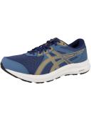 ASICS Men's GEL-Contend 8 - Running Shoes - Azure/Amber 7.5