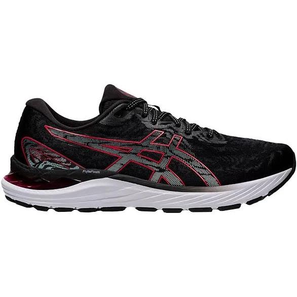 ASICS Men's GEL-Cumulus 23 - Running Shoes - Black/Electric Red 11