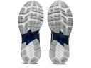 ASICS Men's Gel-Kayano 27 Running Shoes, 12, Sheet Rock/Magnetic Blue