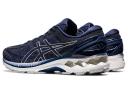 ASICS Men's Gel-Kayano 27 Running Shoes, 12, Sheet Rock/Magnetic Blue