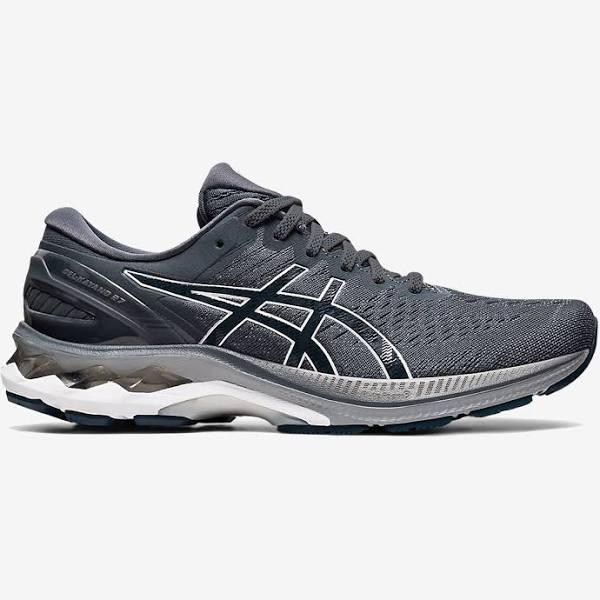ASICS Men's Gel-Kayano 27 Running Shoes Carrier Grey/French Blue 10