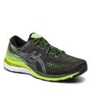 ASICS Men's GEL-Kayano 28 - Running Shoes - Black/Hazard Green 13