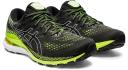 ASICS Men's GEL-Kayano 28 - Running Shoes - Black/Hazard Green 13