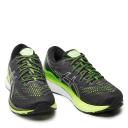 ASICS Men's GEL-Kayano 28 - Running Shoes - Black/Hazard Green 13