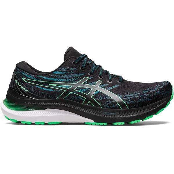 ASICS Men's GEL-Kayano 29 - Running Shoes - Black/New Leaf 10.5