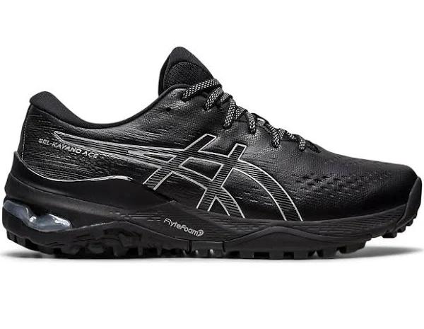 ASICS Men's Gel Kayano Ace - Golf Shoes - Black/Black 6.5