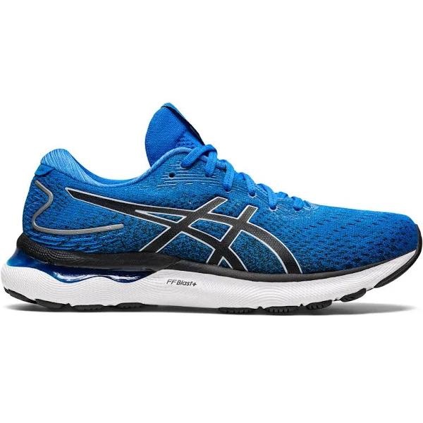 ASICS Men's GEL-Nimbus 24 - Running Shoes - Electric Blue/Piedmont Grey 13