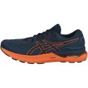 ASICS Men's GEL-Nimbus 24 - Running Shoes - French Blue/Shocking Orange 9