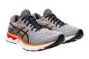 ASICS Men's GEL-Nimbus 24 Running Shoes (Sheet Rock/Shocking Orange) 12.5 US