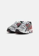 ASICS Men's GEL-Nimbus 9 - Sportstyle Sneakers - Pure Silver/Classic Red 14