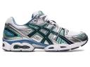 ASICS Men's GEL-Nimbus 9 - Sportstyle Sneakers - White/Pure Silver 8