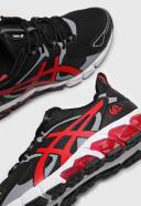 ASICS - Men's GEL-Quantum 180 6 Running Shoe - Black/Classic Red - Size 12 US