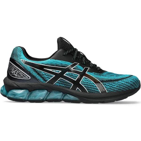 ASICS Men's Gel-Quantum 180 VII - Sportstyle Sneakers - Black/Lagoon 10.5