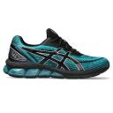 ASICS Men's Gel-Quantum 180 VII - Sportstyle Sneakers - Black/Lagoon 7.5