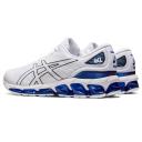 ASICS Men's Gel-Quantum 360 VII - Sportstyle Sneakers - White/Illusion Blue 8.5
