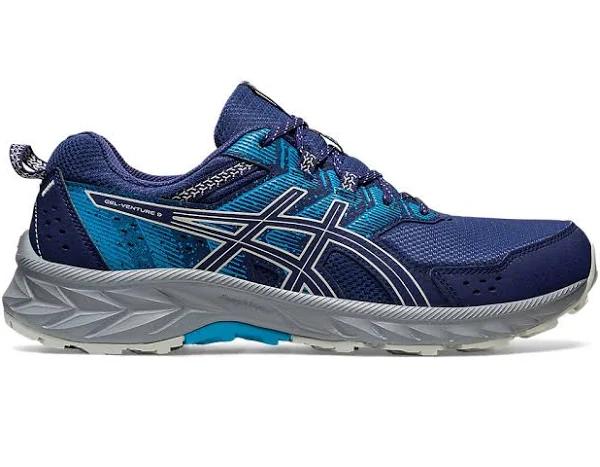 ASICS Men's GEL-Venture 9 - Trail Running Shoes - Indigo blue/light Sage 7