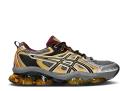 Asics Men's Golden Burgundy Gray Gel-Quantum Kinetic Sneakers