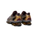 Asics Men's Golden Burgundy Gray Gel-Quantum Kinetic Sneakers