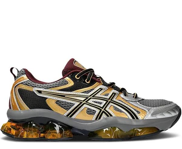 Asics Men's Golden Burgundy Gray Gel-Quantum Kinetic Sneakers
