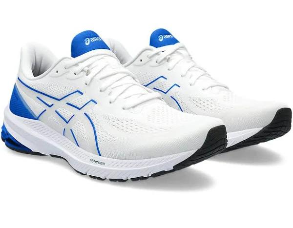 ASICS Men's GT-1000 12 - Running Shoes - White/Illusion Blue 15