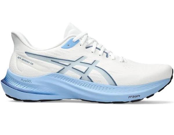 ASICS Men's GT-2000 12 - Running Shoes - White/Storm Blue 15
