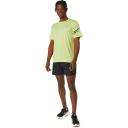 ASICS Men's Icon Short Sleeved Top - Glow Yellow/Performance Black L