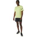 ASICS Men's Icon Short Sleeved Top - Glow Yellow/Performance Black S
